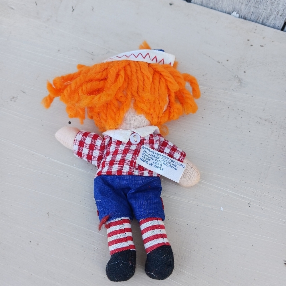 Vintage Raggedy Ann &‎ Raggedy Andy 7" Dolls Knickerbocker Tagged - Picture 7 of 7